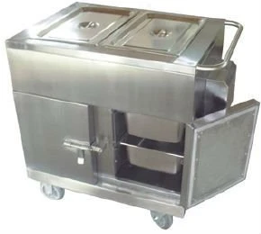 Thr-FC005 Medical Stainless Steel Hospital Electric Food Trolly