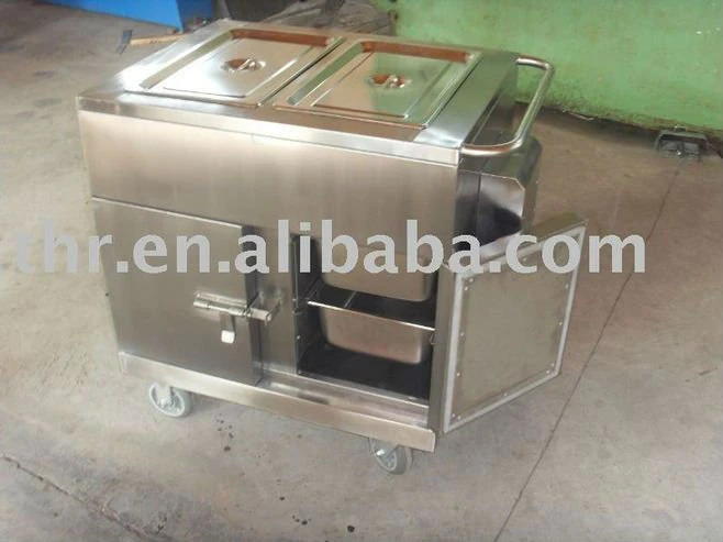Thr-FC005 Medical Stainless Steel Hospital Electric Food Trolly