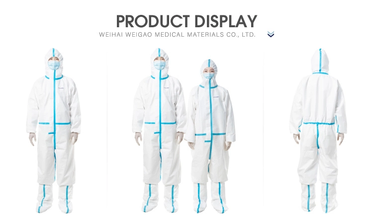 Disposable Sterile Coverall Safety Protective Clothing Suits