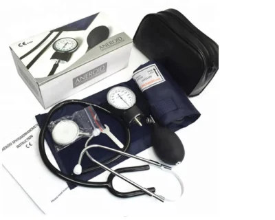Monitor de presión arterial médica Esfigmomanómetro manual Tipo de palma Esfigmomanómetro