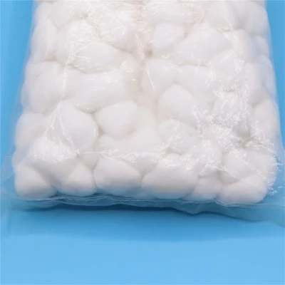 Bolas de algodón a granel sintéticas médicas 100% algodón puro