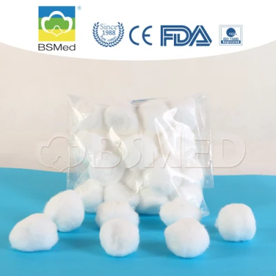 Productos médicos absorbentes Productos de suministros médicos desechables Bolas de algodón