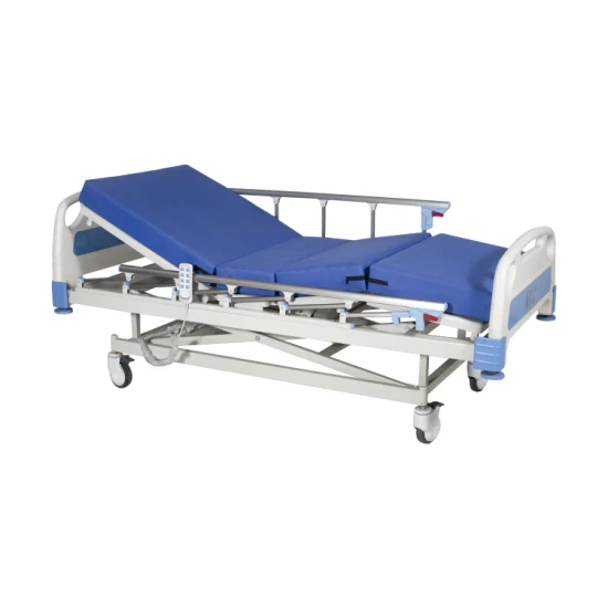 Rh-Ad306 Cama de enfermería para tratamiento de pacientes médicos de hospital con control eléctrico ajustable de 3 funciones