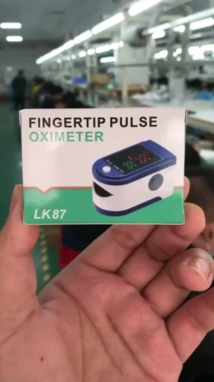 Oxímetro de pulso de dedo digital OLED para el hogar con control de oxígeno en la sangre del punto del almacén de la fábrica Lk87
