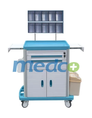 T059 Hecho en China Equipo médico ABS Anestésico Trolley